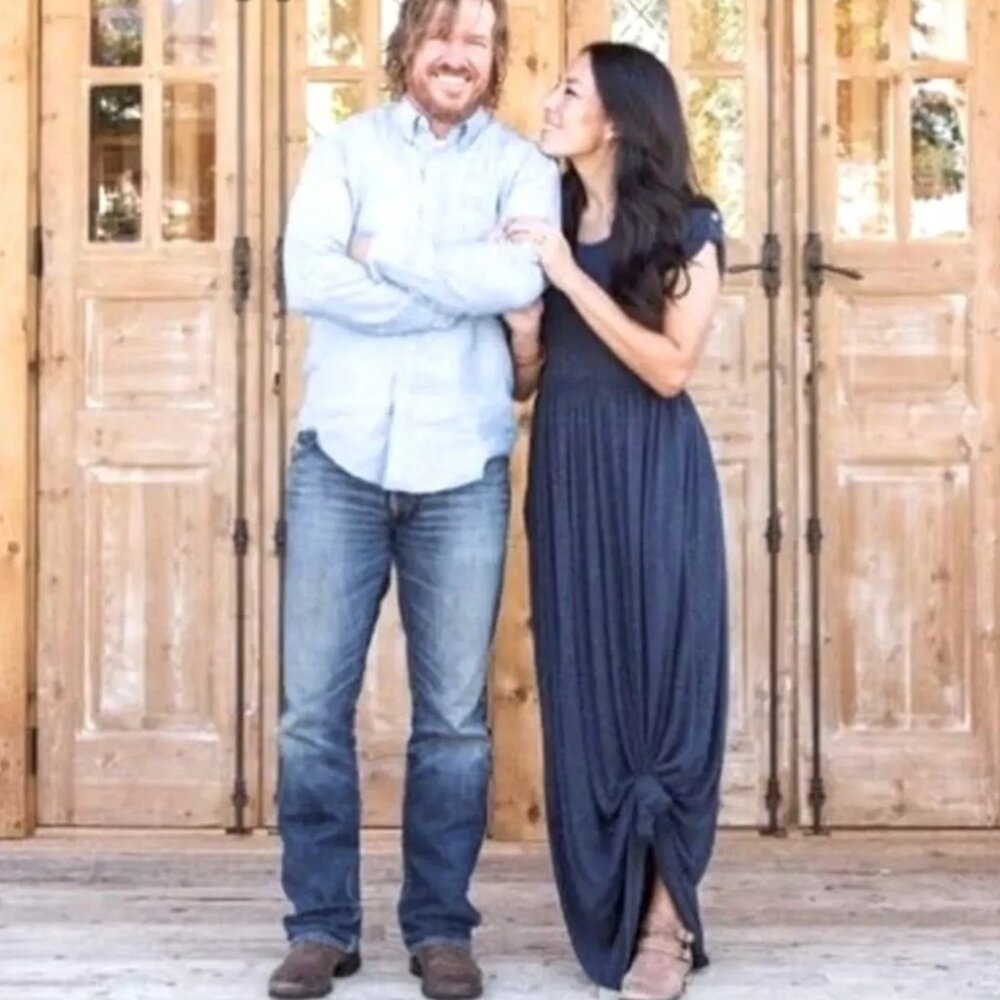 Matilda Jane Curtain Call Heather Blue Maxi Dress‎ Medium Boho NWT Joanna Gaines